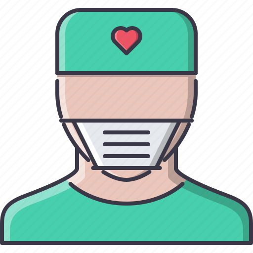 Disease, doctor, hospital, mask, medicine, surgeon, treatment icon - Download on Iconfinder
