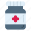 pills, medicine, bottle, antibiotic, capsule 