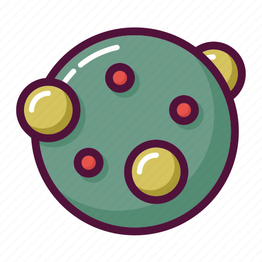 Atom, bacteria, microscope, molecule, virus, research, science icon - Download on Iconfinder