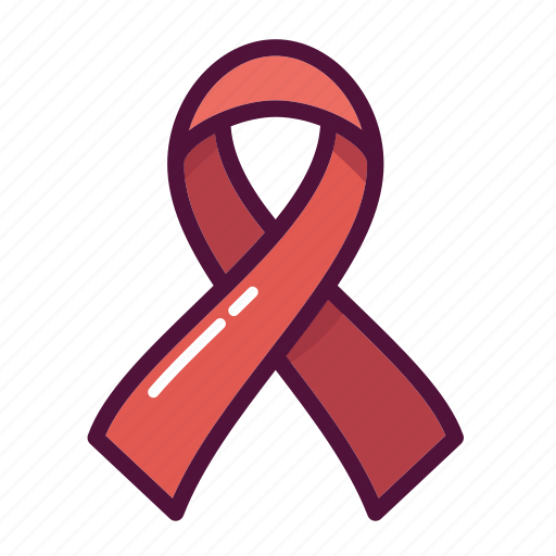 Aids, cancer, hiv, ribbon, solidarity, badge, reward icon - Download on Iconfinder