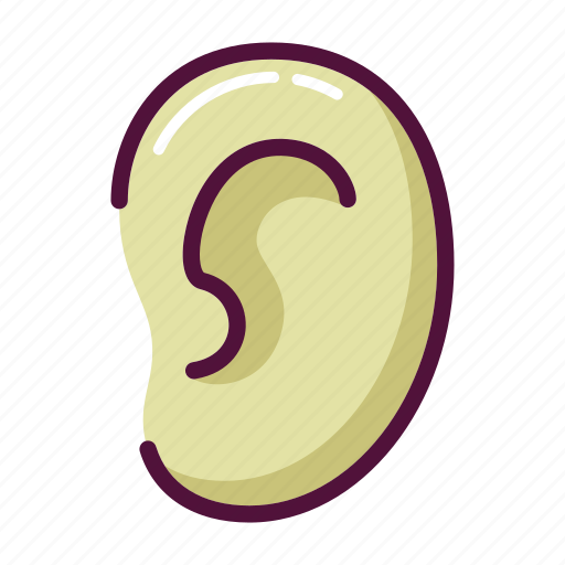 Deaf, ear, hearing, otolaryngology, pinna, dumb, sound icon - Download on Iconfinder