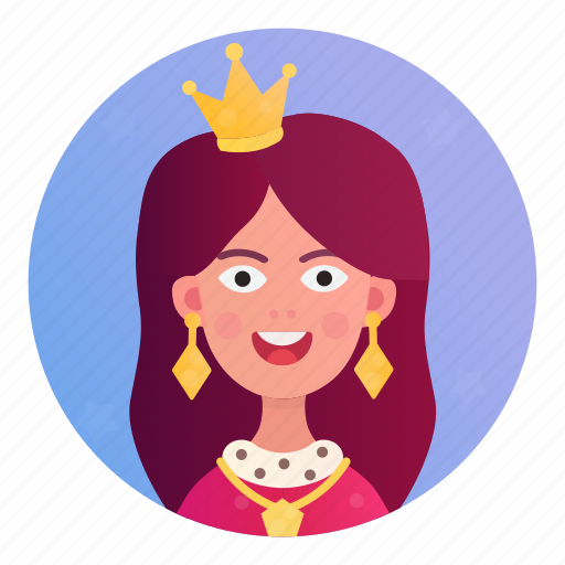Crown, cute, fantasy, girl, princess, queen, tiara icon - Download on Iconfinder