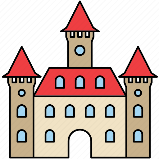 Architecture, building, castle, construction, fortress, medieval, middle ages icon - Download on Iconfinder