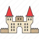 architecture, building, castle, construction, fortress, medieval, middle ages