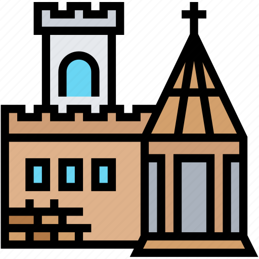 Castle, fortress, kingdom, medieval, architecture icon - Download on Iconfinder