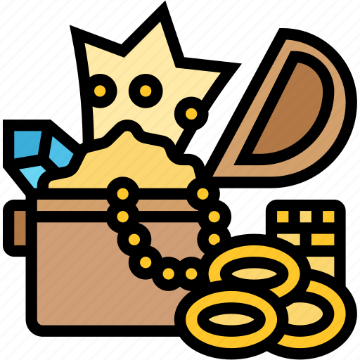 Treasure, chest, fortune, jewel, riche icon - Download on Iconfinder