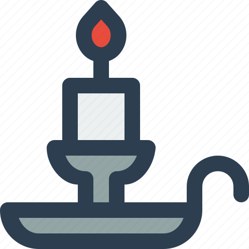 Candle, medieval icon - Download on Iconfinder on Iconfinder