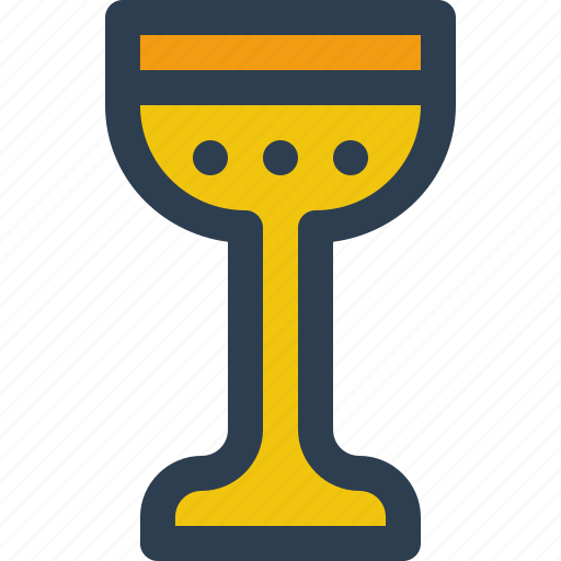 Goblet, chalice, glass, medieval icon - Download on Iconfinder
