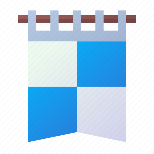 Battle, blue, castle, flag, medieval, team icon - Download on Iconfinder