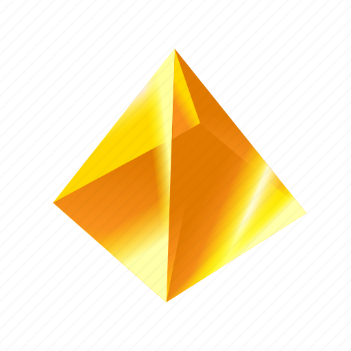 Achievement, crystak, gem, reward, stone, treasure, yellow icon - Download on Iconfinder