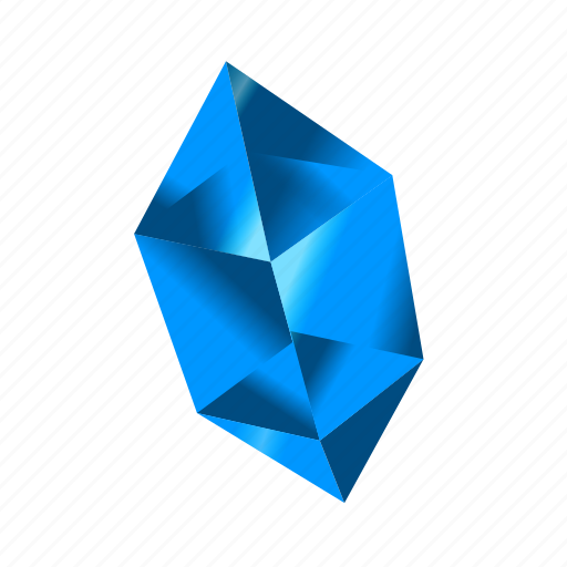 Blue, crystal, gem, mineral, money, stone, treasure icon - Download on Iconfinder
