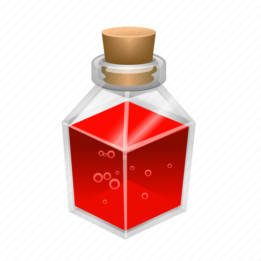 Flask, magic, medieval, potion, square icon - Download on Iconfinder