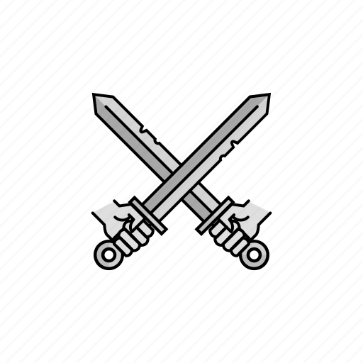 Battle, fight, medieval, sword, swords icon - Download on Iconfinder
