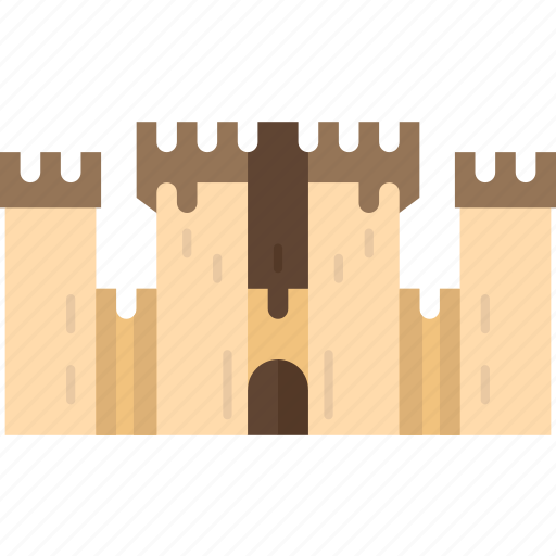 Castle, fort, watchtowers, palace, kingdom icon - Download on Iconfinder