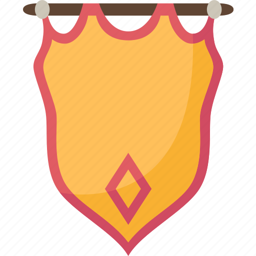 Flag, banner, kingdom, emblem, monarchy icon - Download on Iconfinder