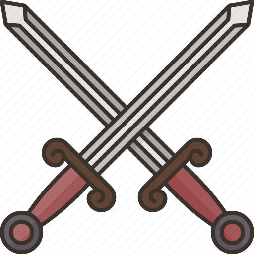 Swords, blade, weapon, battle, war icon - Download on Iconfinder