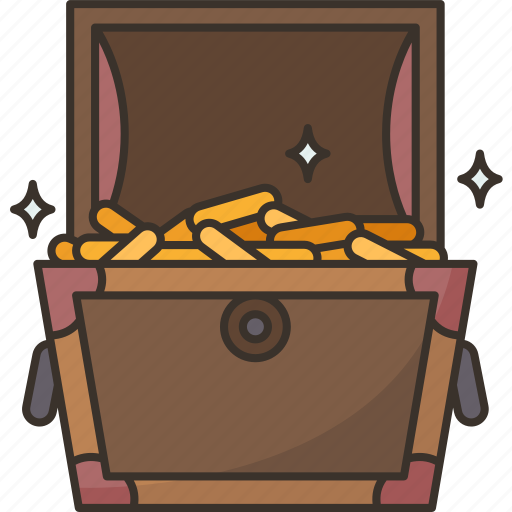 Treasure, money, gold, wealth, rich icon - Download on Iconfinder
