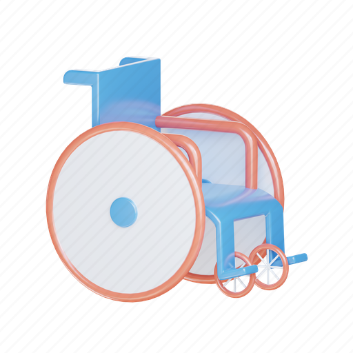 Wheel, chair 3D illustration - Download on Iconfinder