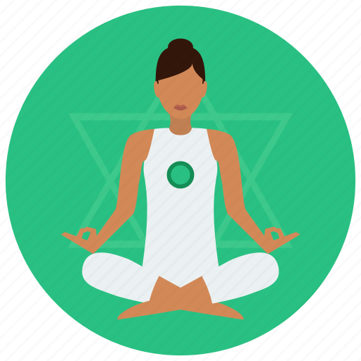 Chakra, heart, meditation icon - Download on Iconfinder
