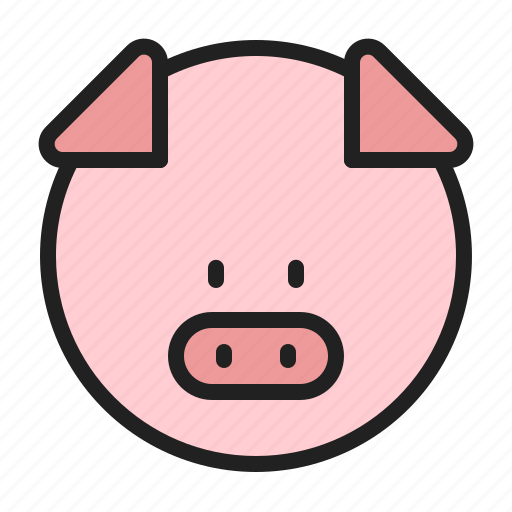 Animal, farm, mammals, pig, zoo icon - Download on Iconfinder
