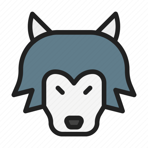 Animal, mammals, night, wild, wolf icon - Download on Iconfinder