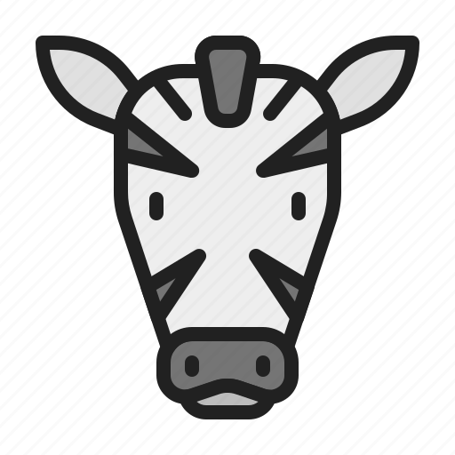 Animal, mammals, wild, zebra, zoo icon - Download on Iconfinder