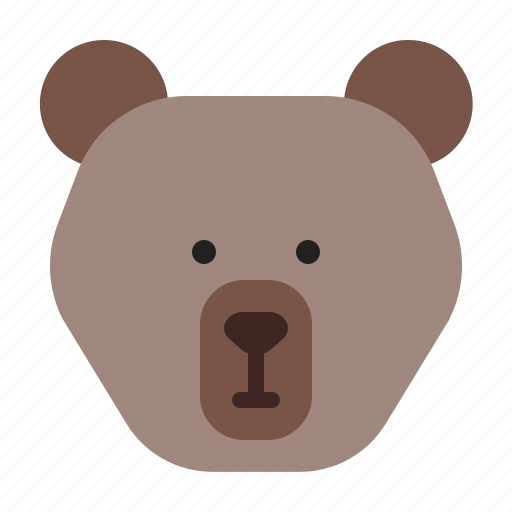 Animal, bear, grizzly, mammals, zoo icon - Download on Iconfinder