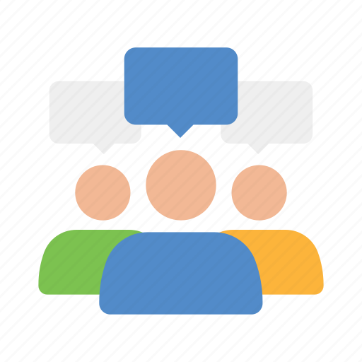 Discussion, business, conference, communication, dialogue, meeting, talk icon - Download on Iconfinder