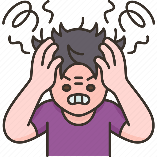 Stress, tension, panic, frustration, emotion icon - Download on Iconfinder