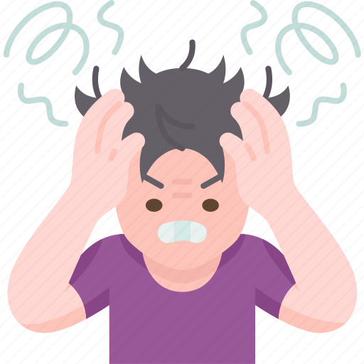 Stress, tension, panic, frustration, emotion icon - Download on Iconfinder