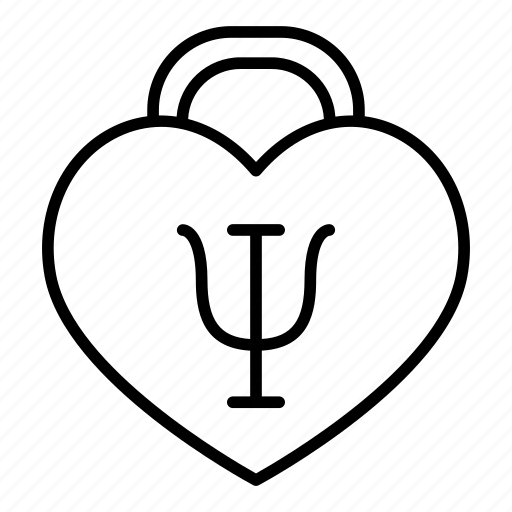 Mental health, heart, lock, psychology, mind icon - Download on Iconfinder