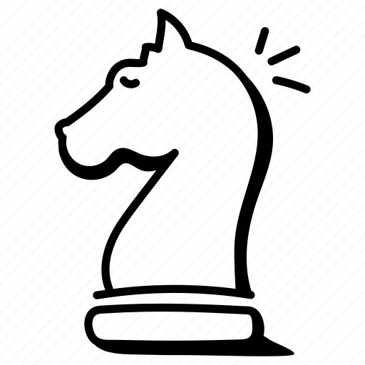 Chess piece, strategy, chess horse, board game, game strategy icon - Download on Iconfinder