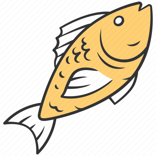 Aquatic, dinner, fish, food, sea, seafood, water icon - Download on Iconfinder