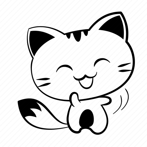 Cat, dance, emoji, happy, joy, laugh, sticker icon - Download on Iconfinder