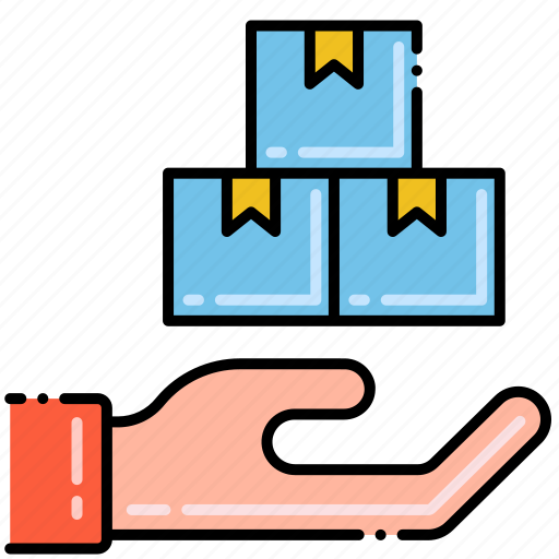 Boxes, hand, ipq, packages icon - Download on Iconfinder