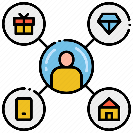 Business, merchandising, network, omnichannel icon - Download on Iconfinder