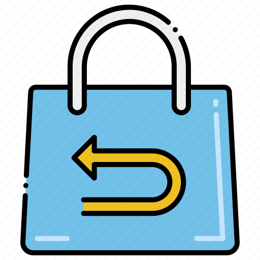 Bag, return, sales, shopping icon - Download on Iconfinder