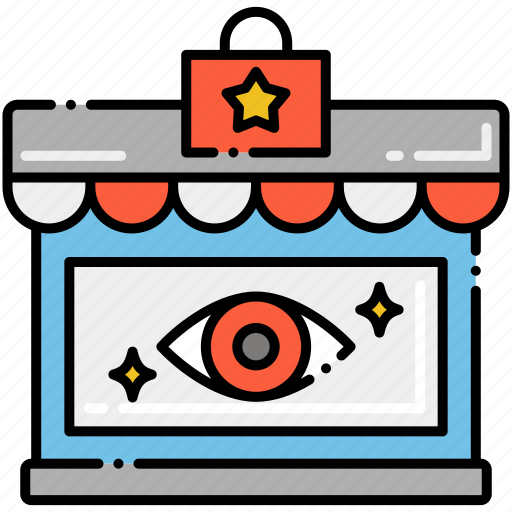Eye, merchandising, shop, visual icon - Download on Iconfinder