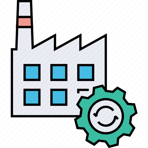 Acquisition, factory management, factory optimization, factory working, manufacturing supply, merger icon - Download on Iconfinder