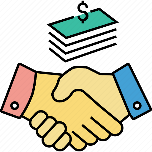 Acquisition, agreement, contractors, financial agreement, handshaking, merger icon - Download on Iconfinder