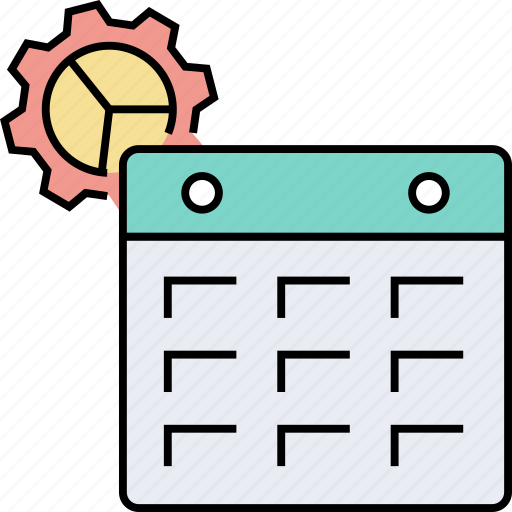 Business working, calendar settings, day by day working, development, planning ahead, seo working icon - Download on Iconfinder