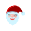 santa claus, merry, santa, christmas, hat, red, smile 