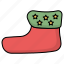 christmas, sock, socks 