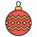ball, christmas, decoration