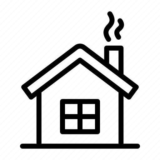 House, home, real estate, chimney, building icon - Download on Iconfinder