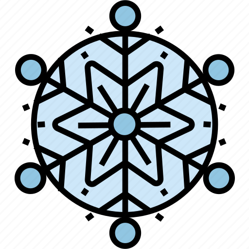 Snowflake, cold, ice, christmas, freeze, winter, snow icon - Download on Iconfinder