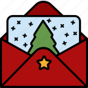 card, christmas, greeting, merry, envelope, greetings, letter
