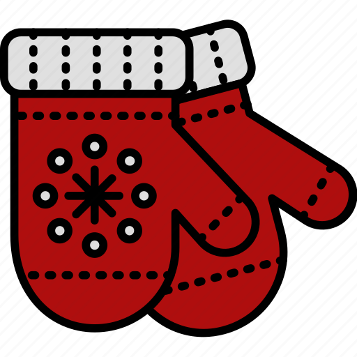 Mittens, christmas, accessory, protection, winter, xmas icon - Download on Iconfinder