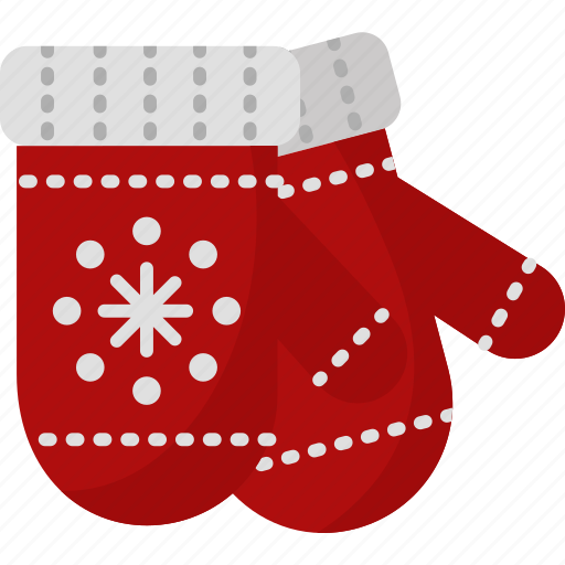 Mittens, christmas, gloves, knitting, accessory, protection, winter icon - Download on Iconfinder