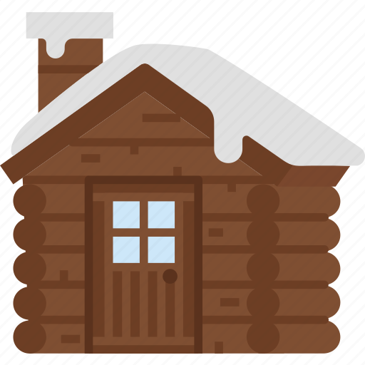 Log, cabin, house, wooden, buildings, winter, vacation icon - Download on Iconfinder